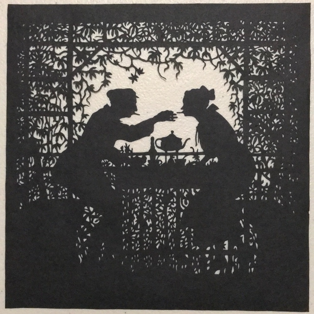 💖 Handmade PaperCut Silhouette Scherenschn…